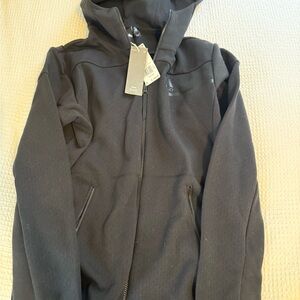 adidas Black Lightweight Hooded Jacket